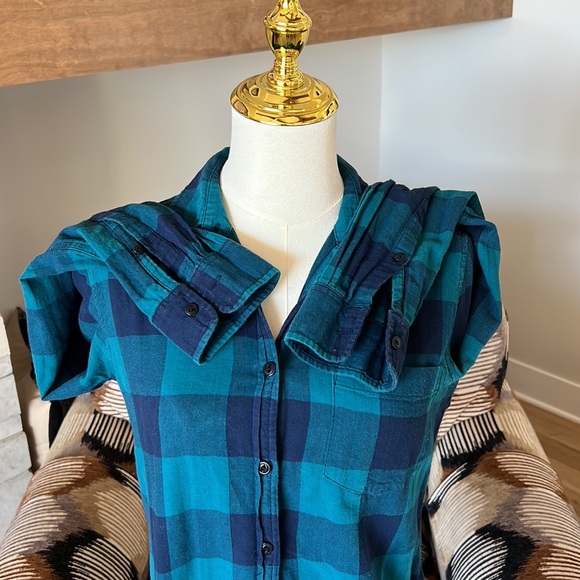 J. Crew Buffalo Check Button Down Shirt - Picture 2 of 8